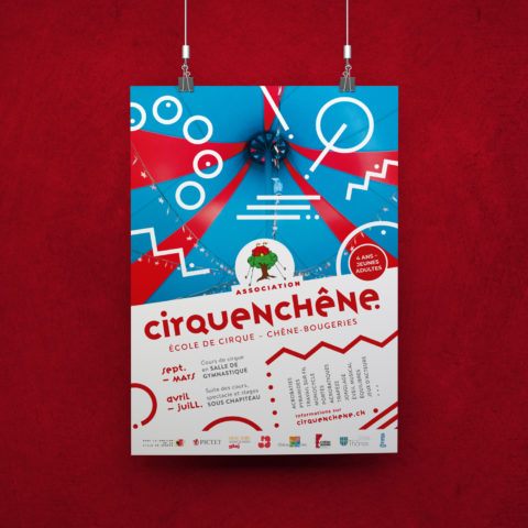 Affiche Cirquenchêne promotionnelle