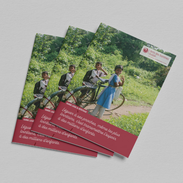 Brochure Legs de Terre des Hommes Suisse - Couverture