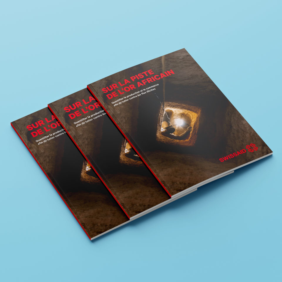 Couverture de l'étude "Sur la piste de l'or africain" de Swissaid