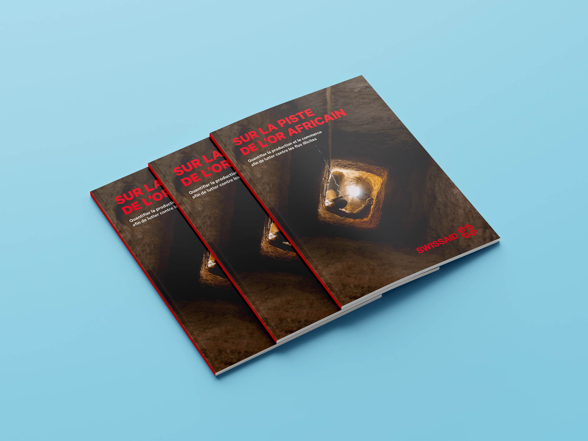 Couverture de l'étude "Sur la piste de l'or africain" de Swissaid