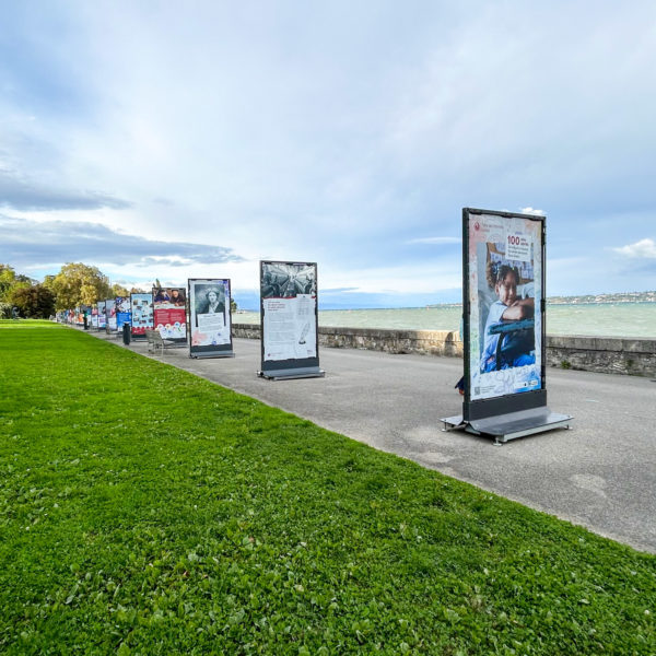 Exposition Quai Wilson 2024 de Terre des Hommes Suisse, vue panoramique 2