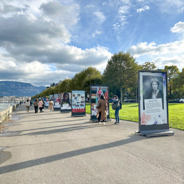 Exposition Quai Wilson 2024 de Terre des Hommes Suisse, vue panoramique